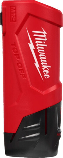 Milwaukee M12 Kompakt Reiselader og Powerbank med USB-C