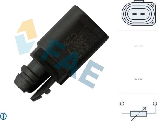 FAE 33517 Sensor, utetemperatur