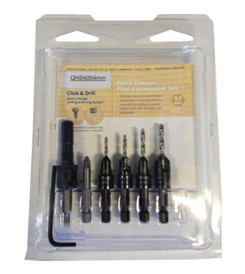 VOLTAGE countersink with drill 8 pcs. VOLTAGE countersink with drill 8 pcs.