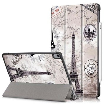 Tri-Fold Series iPad Air 2020/2022 Smart Folio-etui Eiffeltårnet