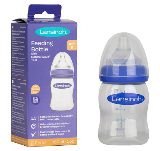 Lansinoh NaturalWave Tåteflaske 160 ml Lansinoh NaturalWave Tåteflaske 160 ml