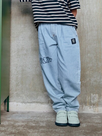 LIEWOOD Borris Light Placement Denim Bukser, Play/Denim, 98