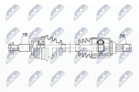 Nty Drivaksel NTY NPW NS 110