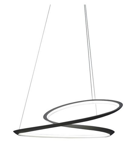 Nemo Kepler Minor Taklampe Sort Uplight 3000K