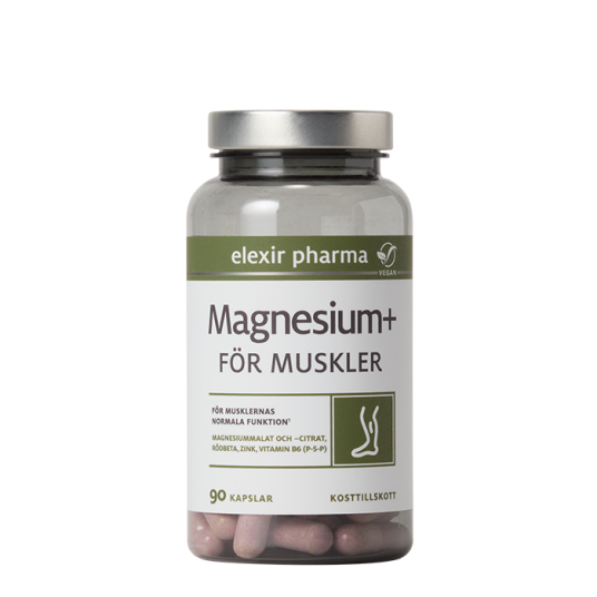 Magnesium+ for muskler 90 kapsler Magnesium+ for muskler 90 kapsler