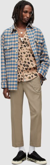 AllSaints Tanar Trouser Beige 28 AllSaints Tanar Trouser Beige 28