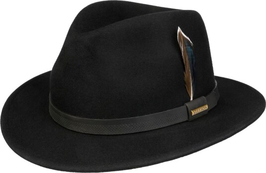 Stetson Boynton Traveller Wool Hat Black 59/L