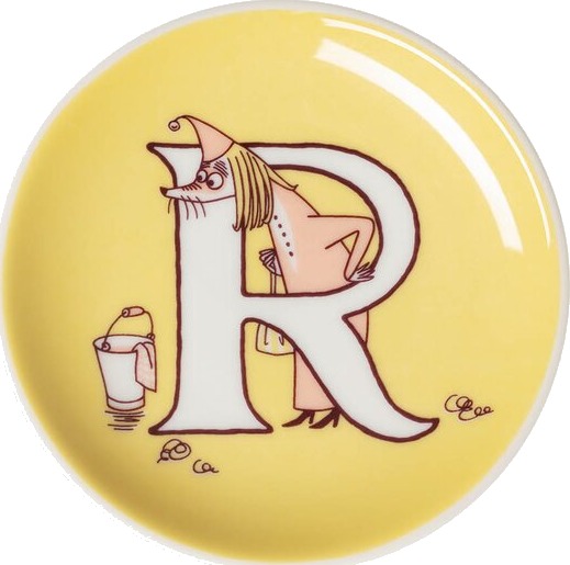 MoominArabia   Mummi miniasjett 10,5 cm R gul