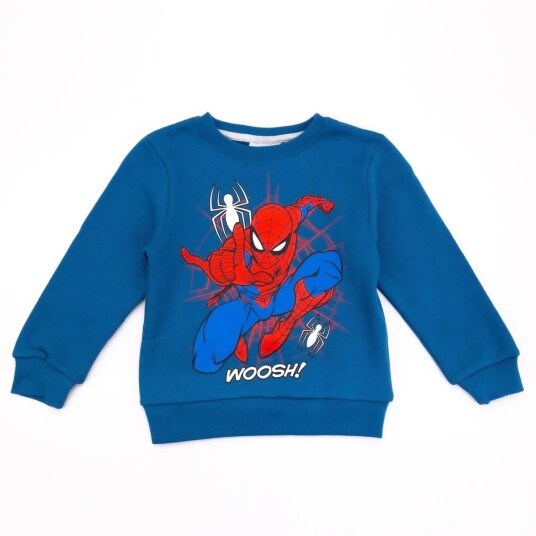 Spider-Man Genser Woosh! - 128 / 8 år - Barn - Gutt/Jente - 60% bomull/40% polyester