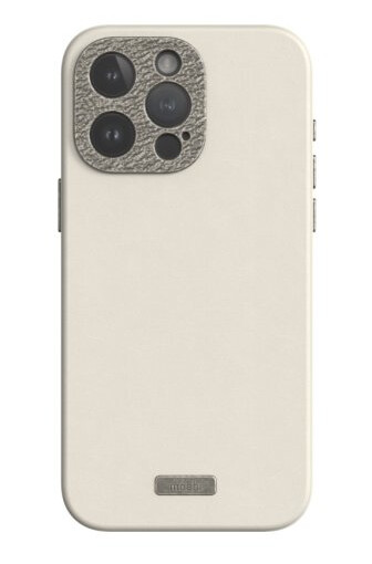 Moshi Napa Magsafe - Iphone 15 Pro Max Lærveske (Eggnog White) Moshi Napa Magsafe - Iphone 15 Pro Max Lærveske (Eggnog White)