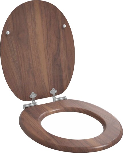  Myk lukking toalettsete Brun 44 x 38 cm MDF plater