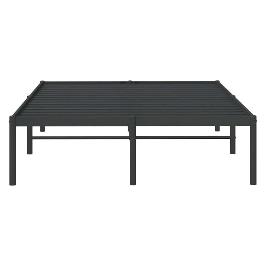 vidaXL Sengeramme i metall svart 120x200 cm