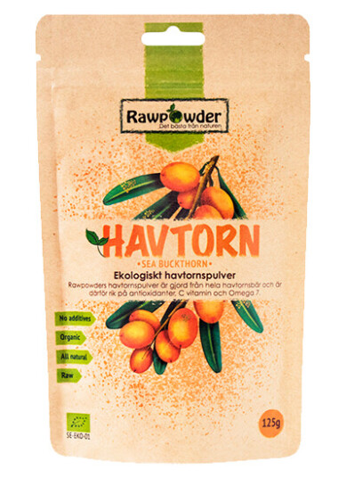 Havtornspulver ØKO, 125 g