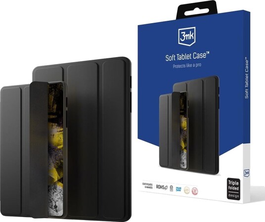 3mk Soft Cover for iPad Air 4/5. generasjon Svart 3mk Soft Cover for iPad Air 4/5. generasjon Svart