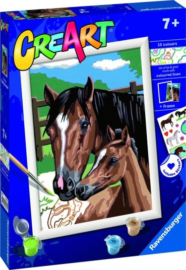 Ravensburger CreArt Malekit Hester 7+ År