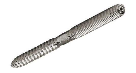 FIXX 3875930 Skruestift 12 x 120 mm, FZB, 2-pakning