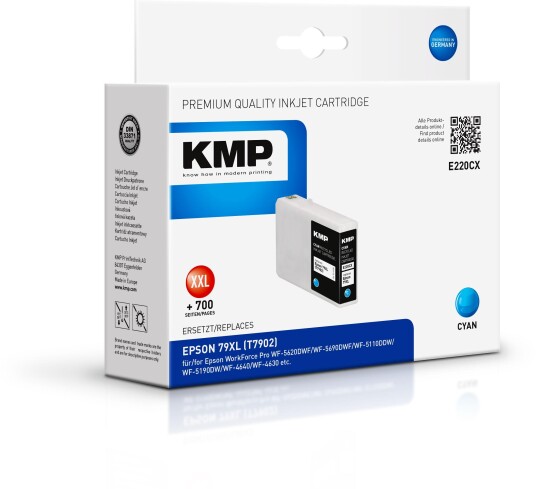 Kmp E220cx Cyan 20 Ml 2700 Sider Kmp E220cx Cyan 20 Ml 2700 Sider