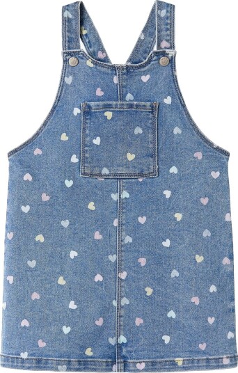 Name It Denim skjørt nmfRosa Short Dnm Bibskirt 3555 Blå
