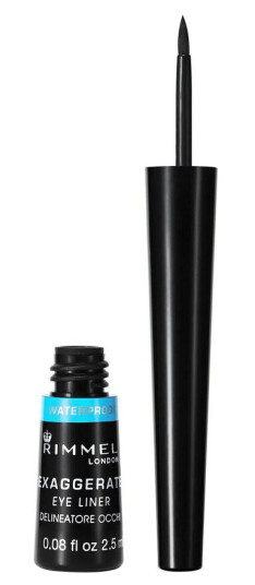 Rimmel London Exaggerate Waterproof Liquid Eye Liner #001 Black 2