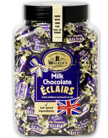 1,25 kg Walkers Milk Chocolate ToffeeStor boks med lokk