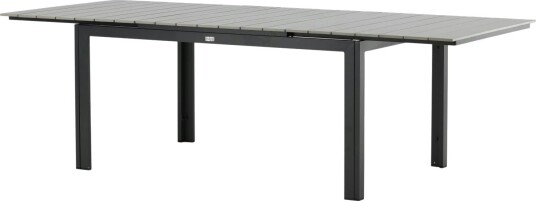 Levels hagebord inkl. tilleggsplate 160, 240 cm svart, grå.