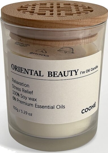 I'M OK Soy Wax Aroma Candle Oriental Beauty 150 g I'M OK Soy Wax Aroma Candle Oriental Beauty 150 g