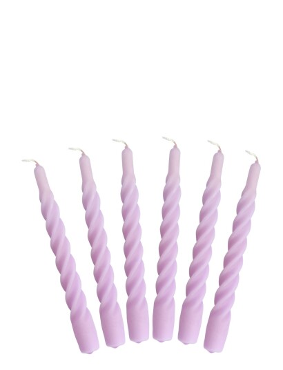 Kunstindustrien Candles With A Twist -  Matt - Purple - ONE SIZE