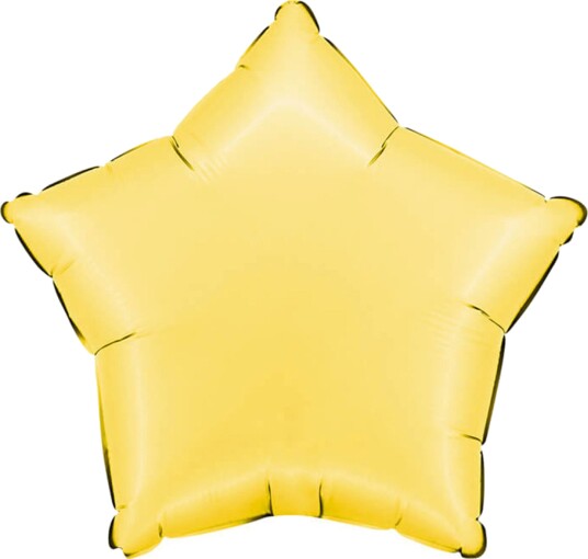 Ballongkungen Folieballong Stjerne Satin Banana Yellow 192000SBNY