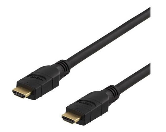 Deltaco Prime 15m HDMI-kabel med Ethernet - Aktiv 4K, Svart Deltaco Prime 15m HDMI-kabel med Ethernet - Aktiv 4K, Svart