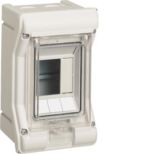 Hager VE103PN Kapsling Utendørs IP65 1x3 Moduler Elfordeling & Strømforsyning