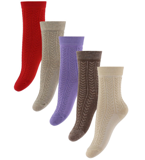 Minymo Red Strømper 5-pakning 27-30