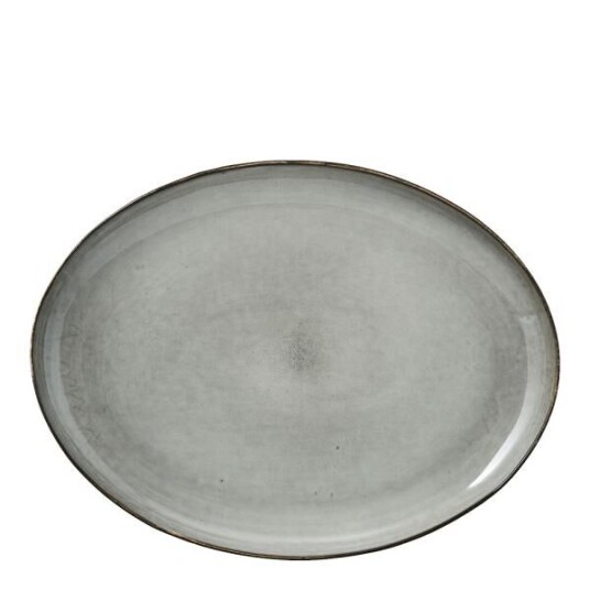 Lene Bjerre Amera serveringsfat 40x30 cm grå Lene Bjerre Amera serveringsfat 40x30 cm grå