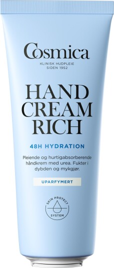 Cosmica Hand Cream Rich håndkrem uten parfyme 75 ml