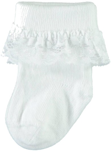 Name It Pagna babysokker white alyssum 62/68 62/68