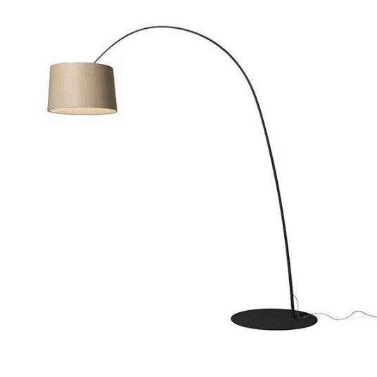 Foscarini Twiggy Gulvlampe My Light Svart & Tre Foscarini Twiggy Gulvlampe My Light Svart & Tre