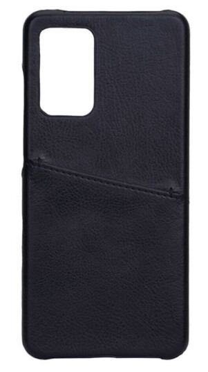 GEAR Onsala Skinn Deksel for Samsung Galaxy A52s/A52 med Kortlomme - Svart