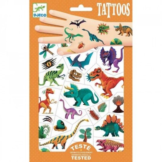 Djeco Tatoveringer Dino Djeco Tatoveringer Dino