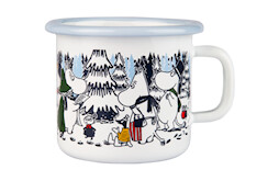 Muurla Mummi Emaljekopp 25 cl Winter Forest Muurla Mummi Emaljekopp 25 cl Winter Forest