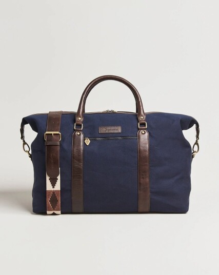 Pampeano Cabballero Large Canvas Weekend Bag Navy Pampeano Cabballero Large Canvas Weekend Bag Navy