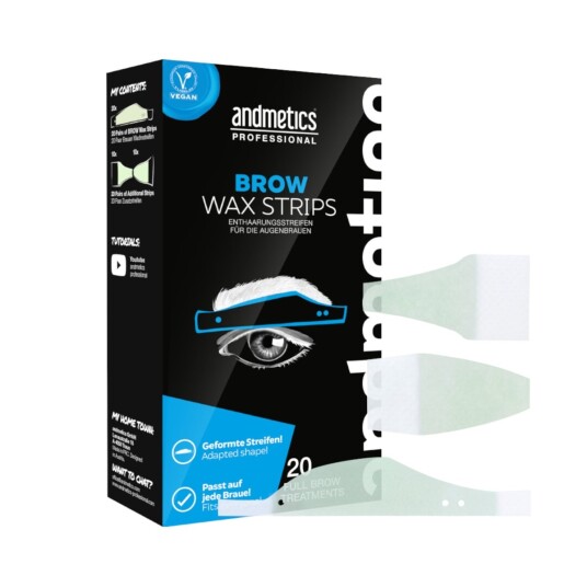 Andmetics Brow Wax Strips Men Professional 20