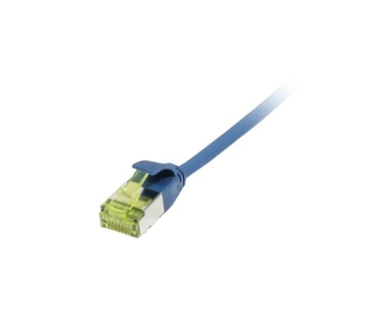 Patchkabel Rj45 Cat6a 500Mhz 75M Blå Uftp Slimline Rund D38mm Tpelszhsuperflex Awg32 Med Cat7 Råkabel Synergy 21 S217338V3