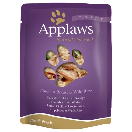 Applaws Økonomipakke Porsjonsposer 48 X 70 G Kylling Med Villris Applaws Økonomipakke Porsjonsposer 48 X 70 G Kylling Med Villris