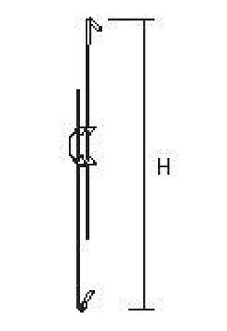 Glava opphengspendel justerbar 300 600 mm 100 stk Glava opphengspendel justerbar 300 600 mm 100 stk