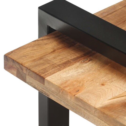 vidaXL TV-benk 90x40x40 cm heltre akasie