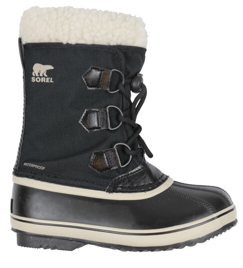 Sorel Kids' Yoot Pac Nylon Boot Wp Black US 4.5 / EU 36 Sorel Kids' Yoot Pac Nylon Boot Wp Black US 4.5 / EU 36