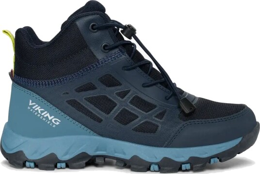 Viking Track SL Mid Vanntette Sneakers Navy/Denim 35