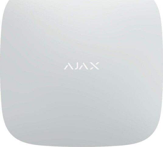 Ajax Hub 2 Plus Sentralenhet LAN WiFi LTE 2 SIM 200 Brukere Hvit