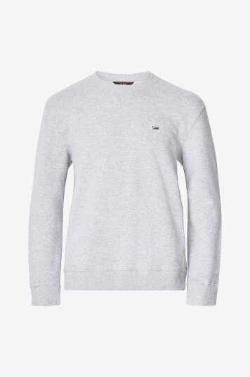 Lee Sweatshirt Plain Crew Sws Grå Lee Sweatshirt Plain Crew Sws Grå