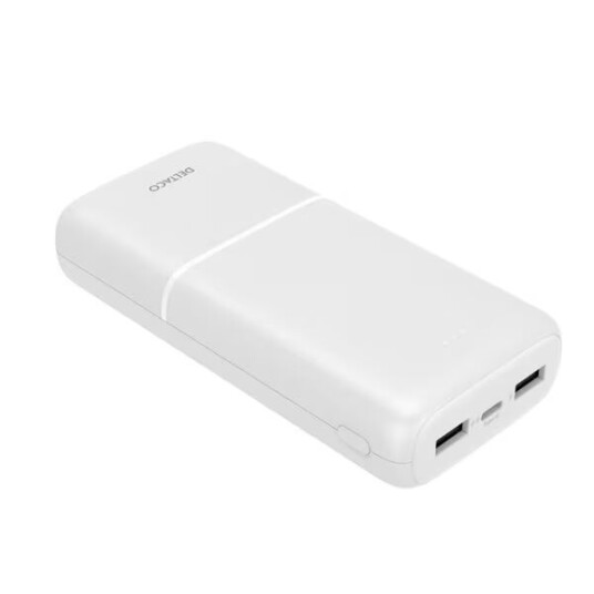 Deltaco 20000 mAh Powerbank Hvit Deltaco 20000 mAh Powerbank Hvit