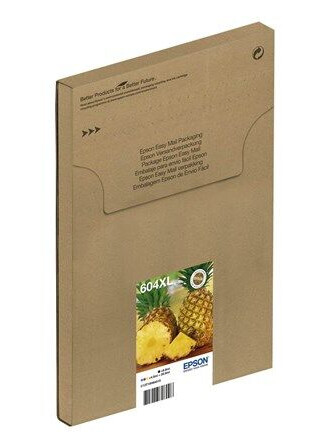 Epson 604XL Multipack Easy Mail Packaging - 4-pack - XL - black yellow cyan magenta - original - ink cartridge - Blekkpatron Blå
